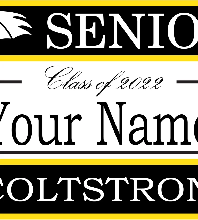 Campus Senior signs